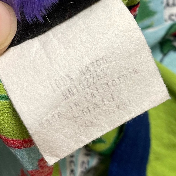 Vintage BETSYS Semi Sheer Skirt Florida Beaches Map Made in California Small - Picture 6 of 10